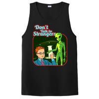 Don't Talk To Strangers Retro Vintage PosiCharge Competitor Tank