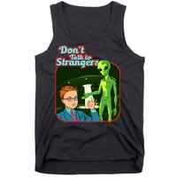 Don't Talk To Strangers Retro Vintage Tank Top