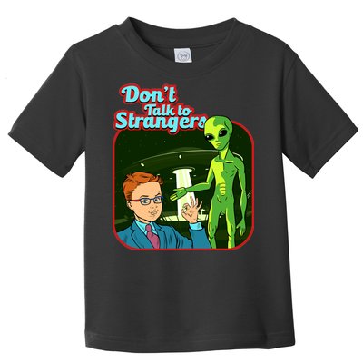 Don't Talk To Strangers Retro Vintage Toddler T-Shirt