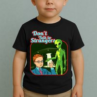 Don't Talk To Strangers Retro Vintage Toddler T-Shirt