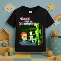 Don't Talk To Strangers Retro Vintage Toddler T-Shirt