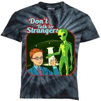 Don't Talk To Strangers Retro Vintage Kids Tie-Dye T-Shirt