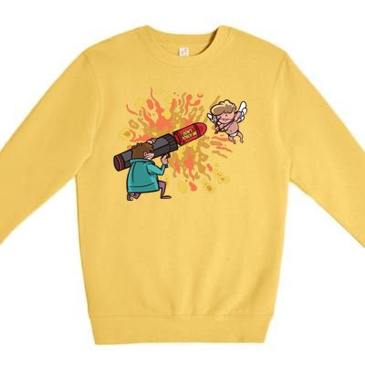 Don't Touch Me Cupid Premium Crewneck Sweatshirt