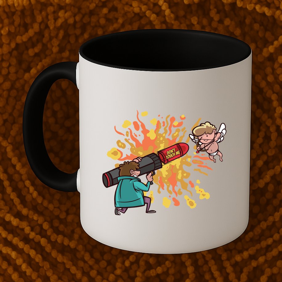 Don't Touch Me Cupid Mug