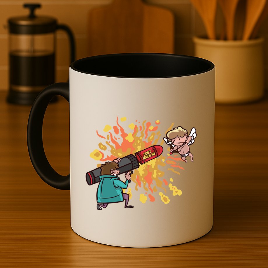 Don't Touch Me Cupid Mug