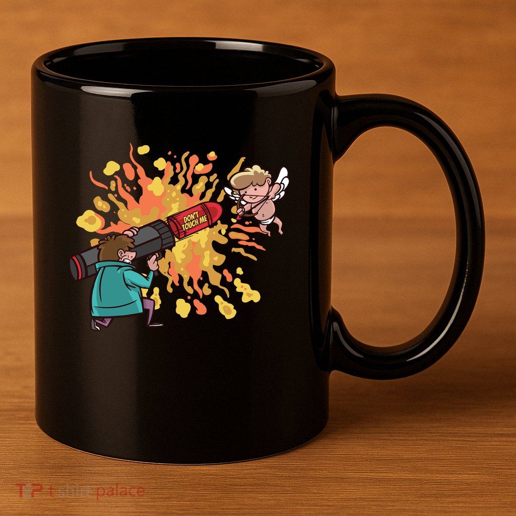 Don't Touch Me Cupid 11oz C Handle Ceramic Mug