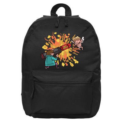 Don't Touch Me Cupid 16 in Basic Backpack