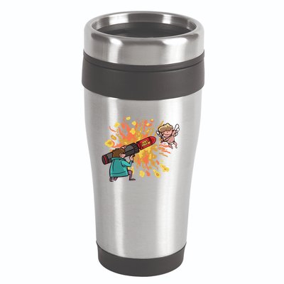 Don't Touch Me Cupid 16oz Travel Tumbler