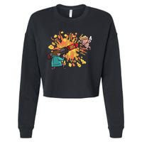 Don't Touch Me Cupid Cropped Pullover Crew