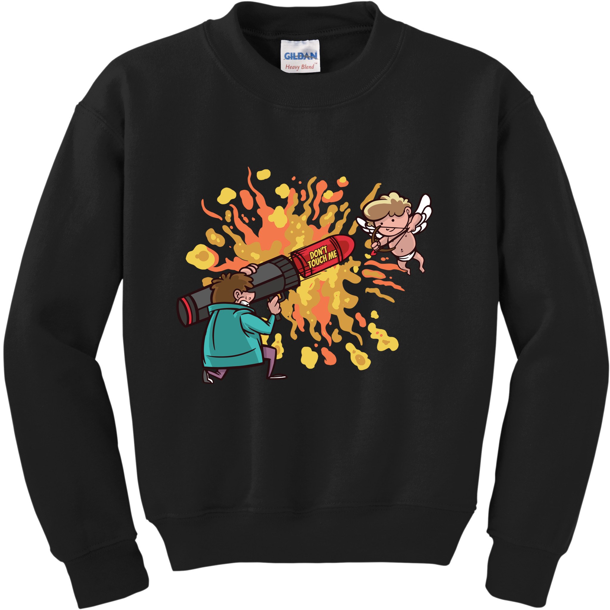 Don't Touch Me Cupid Kids Sweatshirt