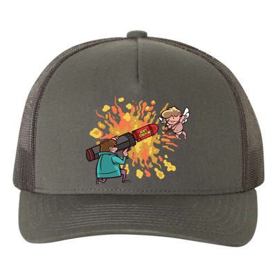 Don't Touch Me Cupid Yupoong Adult 5-Panel Trucker Hat