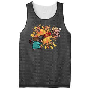 Don't Touch Me Cupid Mesh Reversible Basketball Jersey Tank