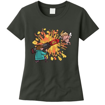 Don't Touch Me Cupid Womens T-Shirt