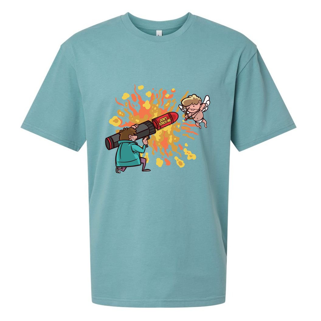 Don't Touch Me Cupid Sueded Cloud Jersey T-Shirt