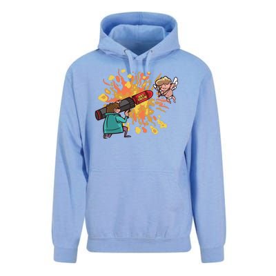 Don't Touch Me Cupid Unisex Surf Hoodie