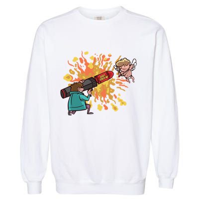 Don't Touch Me Cupid Garment-Dyed Sweatshirt