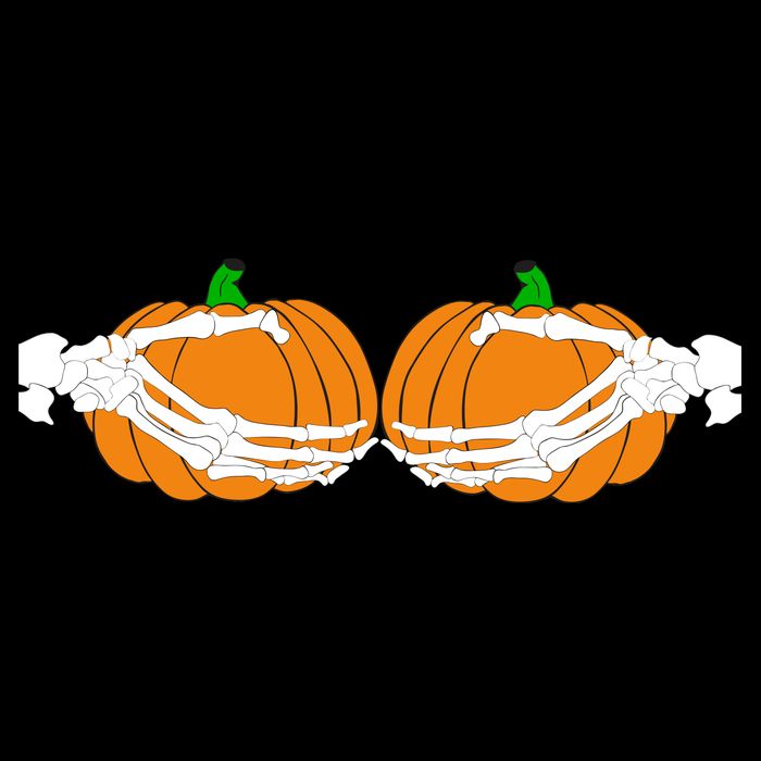 Don't Touch My Pumpkins Skeleton Hands Kids T-Shirt