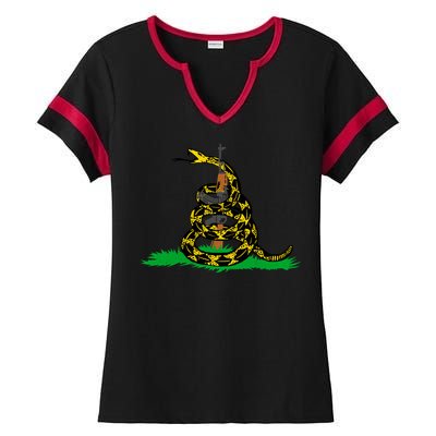 Don't Tread On Guns Ladies Halftime Notch Neck Tee