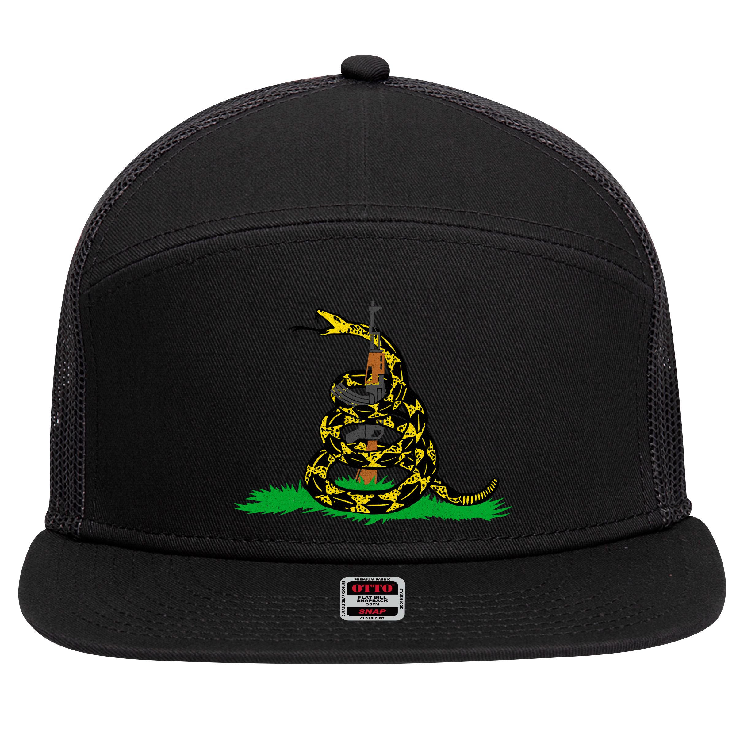 Don't Tread On Guns 7 Panel Mesh Trucker Snapback Hat