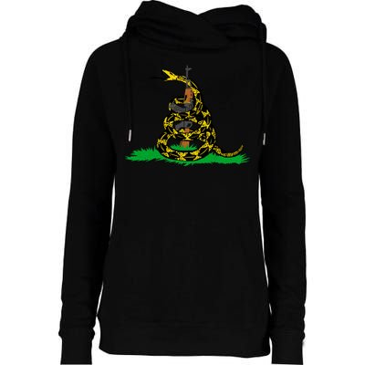 Don't Tread On Guns Womens Funnel Neck Pullover Hood