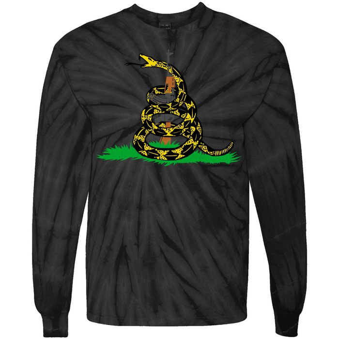 Don't Tread On Guns Tie-Dye Long Sleeve Shirt