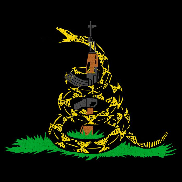 Don't Tread On Guns Cropped Pullover Crew