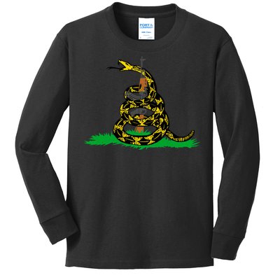 Don't Tread On Guns Kids Long Sleeve Shirt