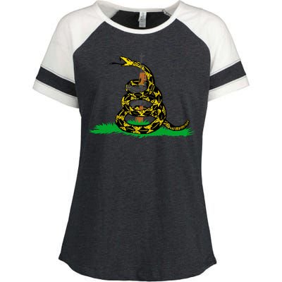 Don't Tread On Guns Enza Ladies Jersey Colorblock Tee