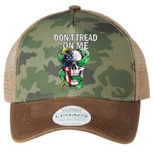 Don't Tread On Me American Snake Skull Legacy Tie Dye Trucker Hat