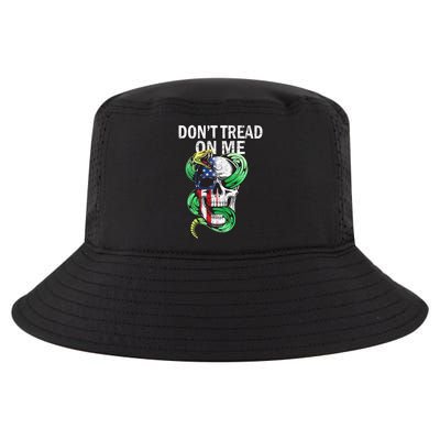 Don't Tread On Me American Snake Skull Cool Comfort Performance Bucket Hat