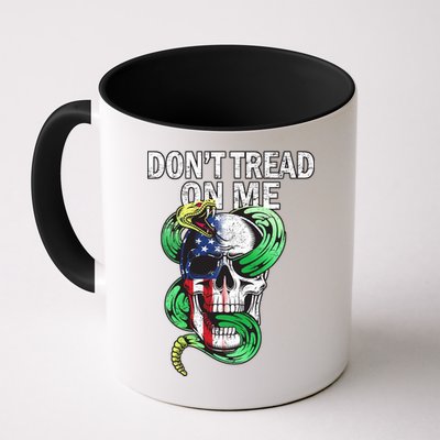 Don't Tread On Me American Snake Skull Mug