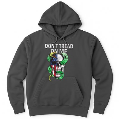Don't Tread On Me American Snake Skull Hoodie