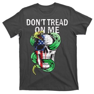 Don't Tread On Me American Snake Skull T-Shirt