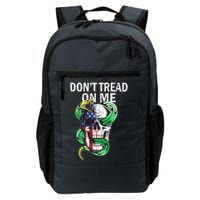Don't Tread On Me American Snake Skull Backpack