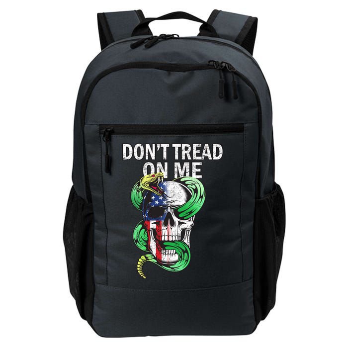 Don't Tread On Me American Snake Skull Backpack