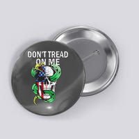 Don't Tread On Me American Snake Skull Button