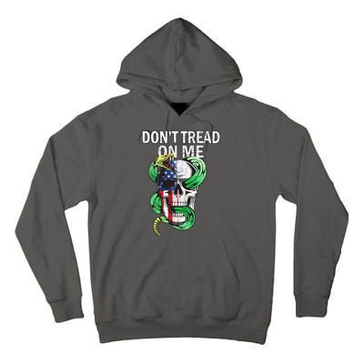 Don't Tread On Me American Snake Skull Tall Hoodie