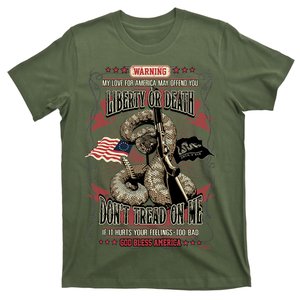 Don't Tread On Me Warning T-Shirt