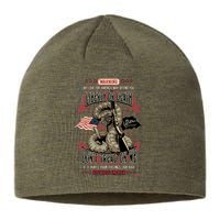 Don't Tread On Me Warning Sustainable Beanie