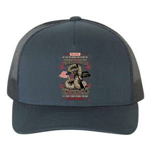 Don't Tread On Me Warning Yupoong Adult 5-Panel Trucker Hat