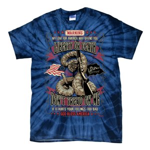 Don't Tread On Me Warning Tie-Dye T-Shirt