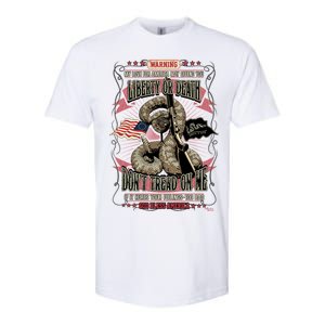 Don't Tread On Me Warning Softstyle CVC T-Shirt