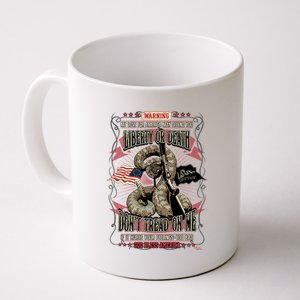 Don't Tread On Me Warning Coffee Mug