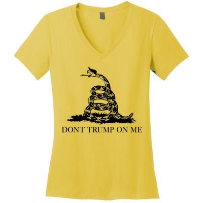 Don't Trump On Me Women's V-Neck T-Shirt