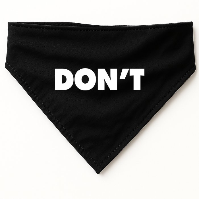 Don't Wild Aloof Rebel Schitt's Creek USA-Made Doggie Bandana