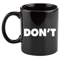 Don't Wild Aloof Rebel Schitt's Creek 11oz C Handle Ceramic Mug