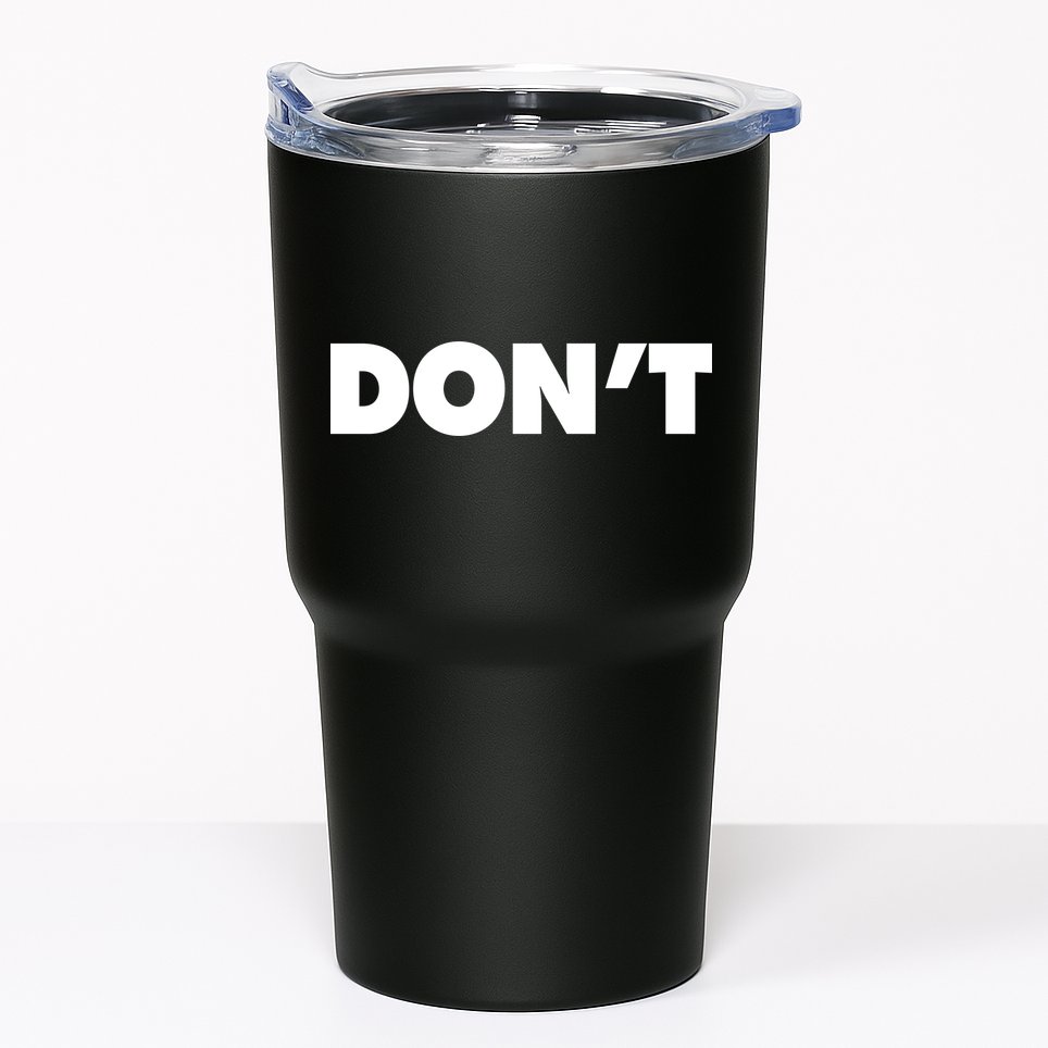 Don't Wild Aloof Rebel Schitt's Creek Tumbler