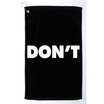 Don't Wild Aloof Rebel Schitt's Creek Golf Towel