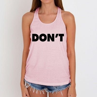 Don't Wild Aloof Rebel Schitt's Creek Women's Knotted Racerback Tank