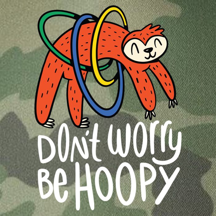 Don't Worry Be Hoopy Sloth Legacy Tie Dye Trucker Hat